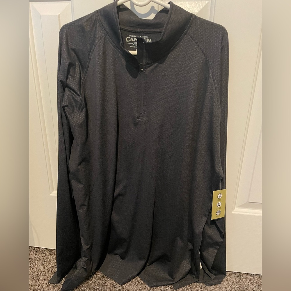 Canyon Creek lightweight quarter zip, size L, new with tags